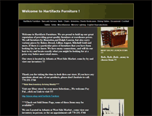 Tablet Screenshot of hartifactsfurniture.com